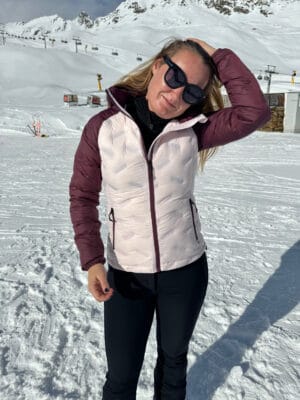 Women's down jacket Isabo with hood donsjack