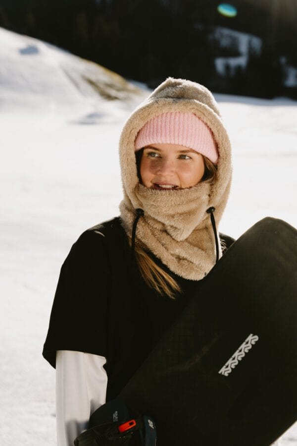 Accesoires Fluffy Balaclava Sand - Afbeelding 2