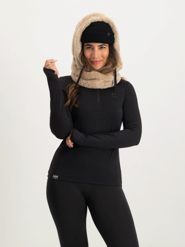 Accesoires Fluffy Balaclava Sand - Afbeelding 3